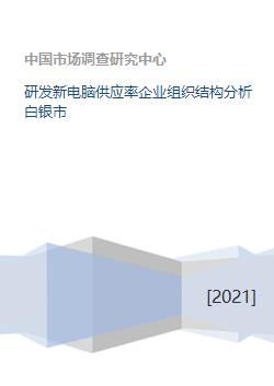白銀市新電腦研發、供應與銷售維護一體化的企業組織結構分析